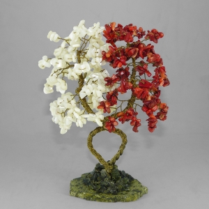 Дерево большой любви из коралла и перламутра - дерево счастья