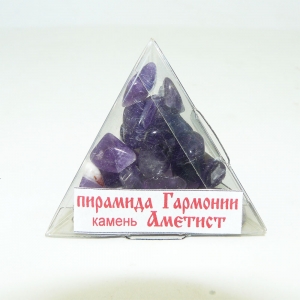 Пирамида из аметиста - Гармония -  55х65х60 мм