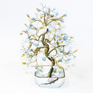 Аквамариновое дерево - Японский сад - дерево счастья