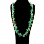 Ожерелье -Каскад- из авантюрина - 60 см