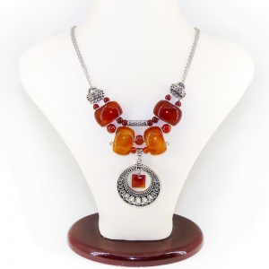 Бусы - Софико - из сердолика - 52 см