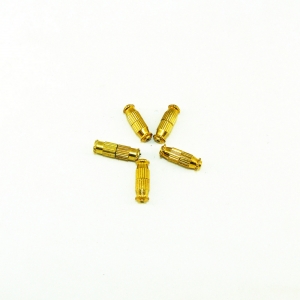 Фурнитура - винтовой замок 14x5 (цвет золото)