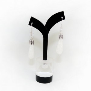 Серьги из горного хрусталя - 5,5 см