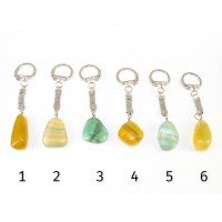 Брелок из флюорита 25х30 мм