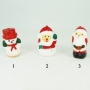 Свеча гадание с самоцветом - Снеговик и Дед Мороз 5 см
